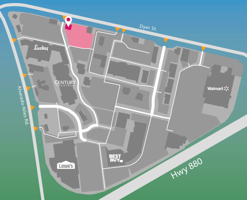 Parking map for Chili's Grill and Bar.