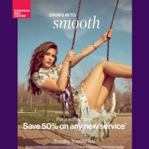 Woman on a swing while showing off her silky smooth legs