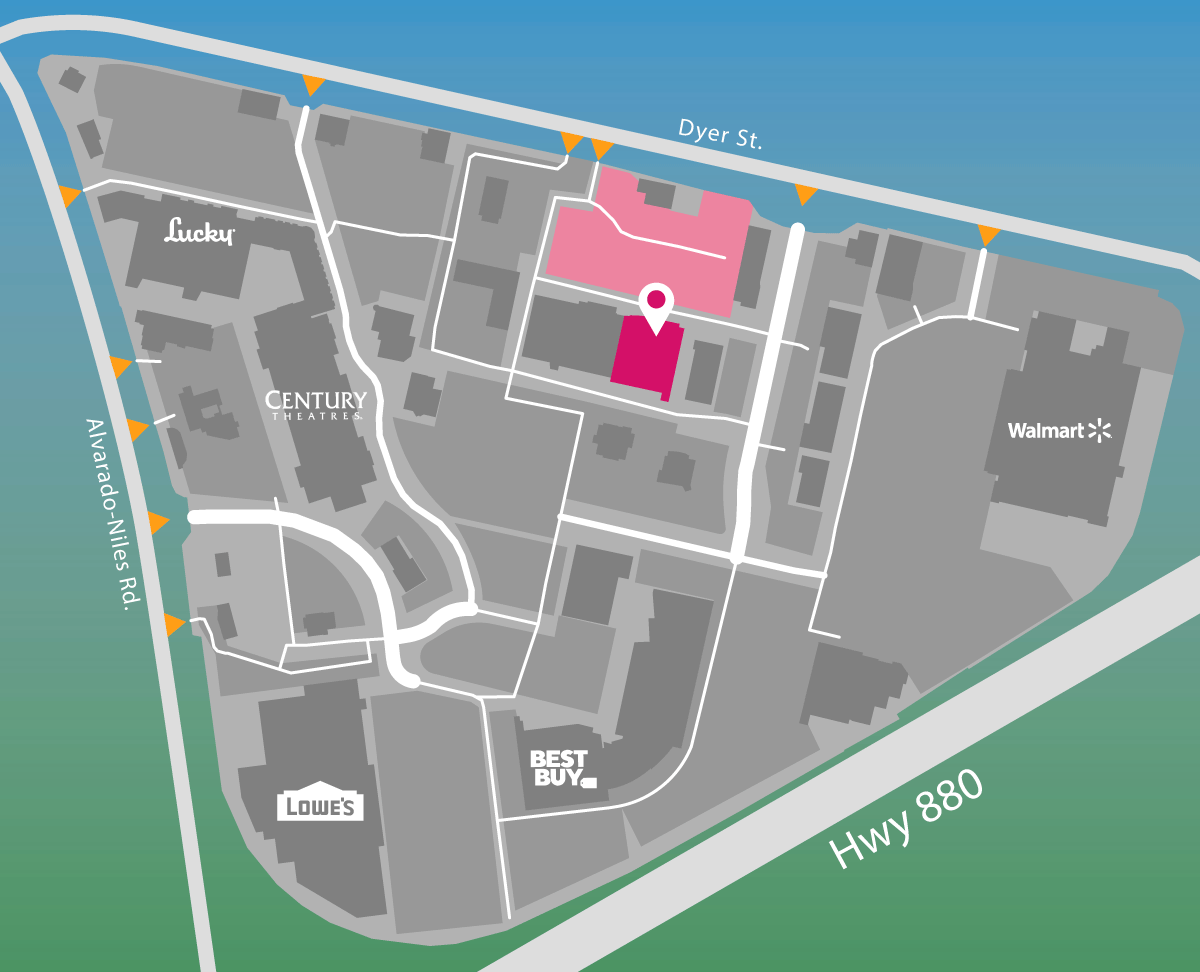 Parking map for Smart & Final Extra.